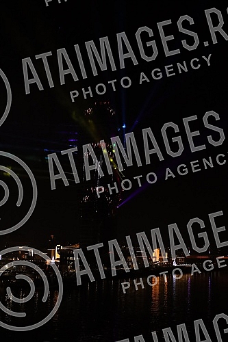 In the spirit of the festive mood, fireworks accompanied by a laser projection were fired from the tallest building in the region, the Belgrade Tower, at midnight between January 13th and 14th.U duhu praznicnog raspolozenja sa najvise zgrade u regi