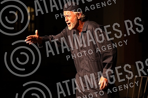 Serbian actor with a career in Hollywood, Zeljko Dimic or Jack Dimich, played his monodrama 