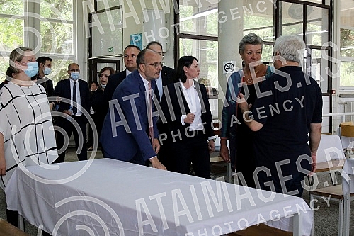 Visit of Ylva Johansson, European Commissioner for Internal Affairs and Migration, to the reception center in Obrenovac and a tour of the reconstructed facilities within the complex.Poseta Ilve Johanson, evropske komesarke za unutrasnje poslove i m