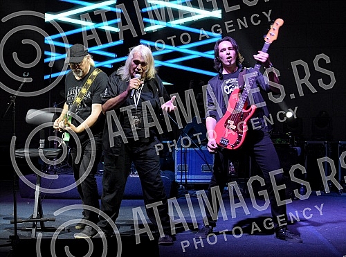 Concert of Riblja corba held on Summer stage in Nis (Niska fortress).Koncert Riblje corbe na niskoj tvrdjavi - Letnja bina.