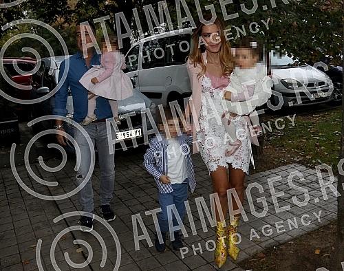 Celebration of the birth of Ana and Srna children by Zeljko Joksimovic and Jovana Joksimovic.Proslava rodjendana Ane i Srne dece Zeljka Joksimovica i Jovane Joksimovic.