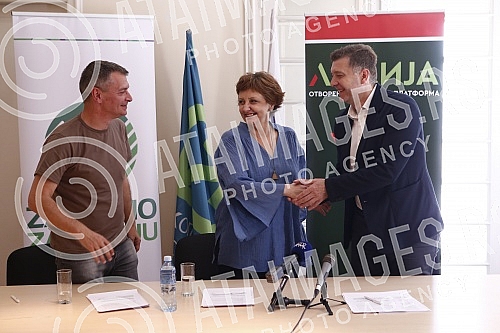 The Political Declaration on Unification and the formation of a joint political organization of the Action, the Environmental Uprising and the Assembly of Free Serbia was signed in the premises of the Assembly of Free Serbia, thus officially starting