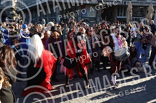 8. Belgrade Zombie Walk is an event organized as part of the 15th Festival of Serbian Fiction Film (October 29 - October 31, 2021), which takes place in the Hall of the Cultural Center.8. Beogradski zombie walk je manifestacija koja je organizovana