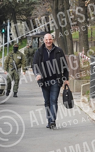 Chief Special State Prosecutor of Montenegro Milivoje Katnic and Special Prosecutor Sasa Cadjnovic arrived accompanied by the Prosecutor's Office for Organized Crime in Belgrade to interrogate Veljko Belivuk and Nebojsa Jankovic in connection with th