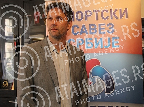 Beograd, 29. april 2014 - Potpisivanje ugovora izmedju Sportskog savez Srbije i Saveza za skolski sport Srbije u prostorijama Sportskog saveza Srbije.