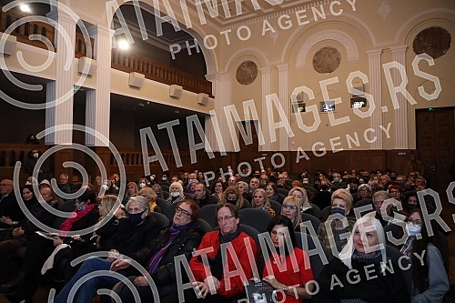 In the Great Hall of the Yugoslav Cinematheque, a promotion of the monograph on Neda Arneric 