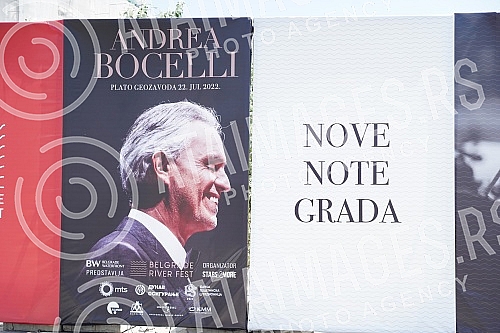 Final preparations on the Geozavoda plateau, on the banks of the Sava River, in an outdoor concert hall, built just for this occasion before the first Belgrade River Fest, where world music names will perform on July 22 and 23, the most beloved tenor Final preparations on the Geozavoda plateau, on the banks of the Sava River, in an outdoor concert hall, built just for this occasion before the first Belgrade River Fest, where world music names will perform on July 22 and 23, the most beloved tenor