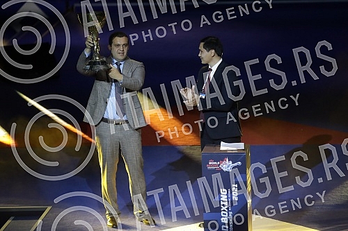 The opening ceremony of the AIBA Men's Boxing Championship was held at the Stark Arena in Belgrade.Svecana ceremonija otvaranja AIBA Svetskog prvenstva u boksu za muskarce odrzana je u Stark Areni u Beogradu.  