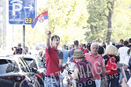 In front of the House of the National Assembly, a protest of several non-governmental organizations began, entitled 
