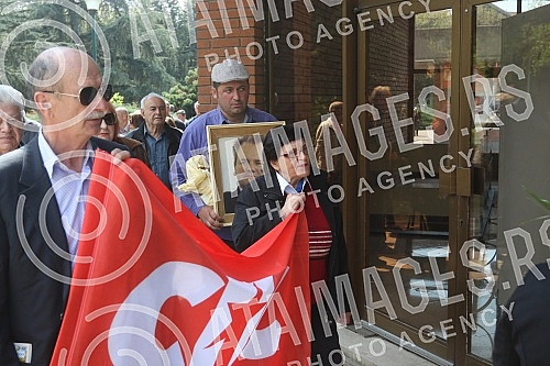 The commemoration of Mirjana Markovic was held in the Pozarevac Cultural Center.Komemoracija Mirjane Markovic odrzana je u Kulturnom centru Pozarevca