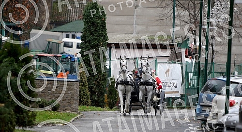 Ana Bekuta with the media before the second concert, on December 29th at the Sava Center and on the occasion of the announcement of her appearance at Topciderac restaurant for the New Year.na Bekuta sa medijama pred drugi koncert, 29. decembra u Sav