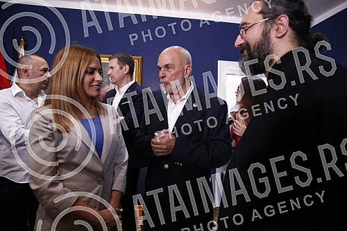 The movement for the renewal of the Kingdom of Serbia by Vojislav Mihailovic marked the party's Patron saint day - Vidovdan.Pokret obnove Kraljevine Srbije Vojislava Mihailovica obelezio je stranacku Slavu - Vidovdan