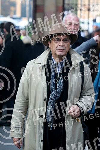 The funeral of Petar Kralj at the New Cemetery.Sahrana Petra Kralja  na Novom groblju.