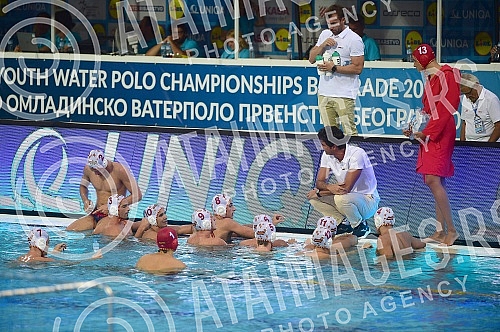 The match for the third place at the FINA World Junior Championship between the teams of Spain and the Netherlands was played at the pool on May 25. Milan Gale Muskatirovic.Mec za trece mesto na FINA Svetskom prvenstvo za juniore izmedju ekipa Span