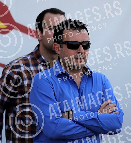 Final four Belgrade Europe Champions League odrzan na stadionu Vozdovcz (TC Stadion) u Beograd. Prva polufinalna utakmica izmedju SBB Vukovi (Belgrade/Serbia) i London Blitz (Great Britain).