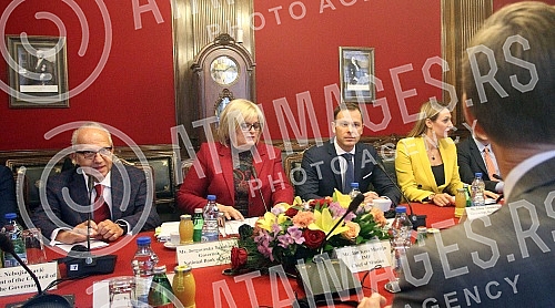 Meeting of representatives of the National Bank of Serbia and the IMF.Sastanak predstavnika Narodne banke Srbije i MMF.