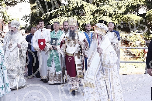 His Holiness Patriarch of Serbia Mr. Porfirije and His Beatitude Archbishop of Ohrid and Macedonia Mr. Stefan, together with all the hierarchs of the Serbian Orthodox Church and the Macedonian Orthodox Church - Ohrid Archbishopric, served the Holy Hi