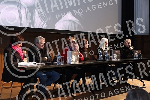 In the Great Hall of the Yugoslav Cinematheque, a promotion of the monograph on Neda Arneric 