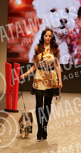 Fashion show of clothes for pets by Irena Atanaskovic.Modna revija odece za kucne ljubimce by Irena Atanaskovic.