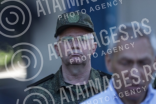 Deputy Prime Minister and Minister of Defense Nebojsa Stefanovic, Chief of General Staff of the Serbian Army General Milan Mojsilovic, Ambassador of the Russian Federation Aleksandar Bocan-Kharcenko and Defense Envoy Major General Aleksandar Zincenko