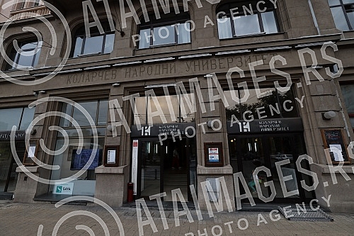 The building of the Kolarc National University was built in 1932, according to the design of the architect Petar Bajalovic.Zgrada Kolarcevog narodnog univerziteta podignuta je 1932. godine, po nacrtu arhitekte Petra Bajalovica.