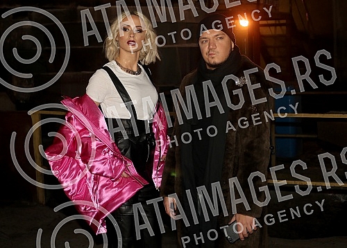 Nenad Sindjelic - Gastoz and Aleksandra Ristic - Alexandra Matrix make a video for the new song.Nenad Sindjelic - Gastoz i Aleksandra Ristic - Alexandra Matrix na snimanju spota za novu pesmu.