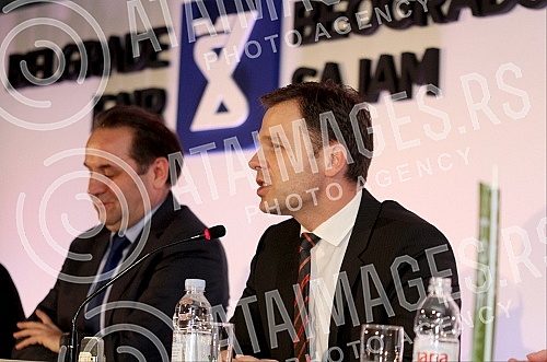 Na Beogradskom sajmu odrzana konferencija za novinare povodom predstojeceg 38. Medjunarodnog sajma turizma - 7. sajam vina 