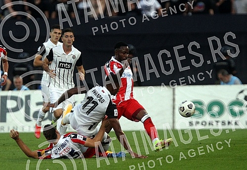 The match of the ninth round of the Linglong Tire Super League of Serbia between FK Partizan and FK Crvena zvezda was played at the Partizan stadium.
Utakmica devetog kola Linglong Tire Super liga Srbije izmedju FK Partizan i FK Crvena zvezda odigr The match of the ninth round of the Linglong Tire Super League of Serbia between FK Partizan and FK Crvena zvezda was played at the Partizan stadium.
Utakmica devetog kola Linglong Tire Super liga Srbije izmedju FK Partizan i FK Crvena zvezda odigr