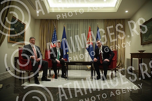 The President of the Republic of Serbia, Aleksandar Vucic, met with the US Deputy Assistant Secretary of State, Gabriel Escobar, and the European Union Special Representative for Belgrade-Pristina Dialogue and Other Western Balkans Regional Issues, M