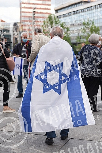 The Jewish community of Zemun held a rally 