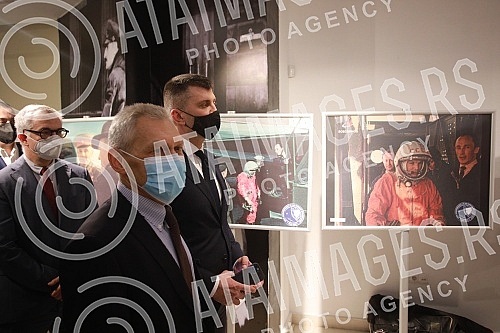 The promotion of the jubilee philatelic series on the occasion of the 60th anniversary of Yuri Gagarin's flight into space was held at the PTT Museum, and the exhibition 