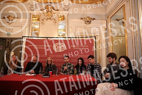 A press conference was held at the National Theater on the occasion of the premiere of August Strindberg's play A press conference was held at the National Theater on the occasion of the premiere of August Strindberg's play