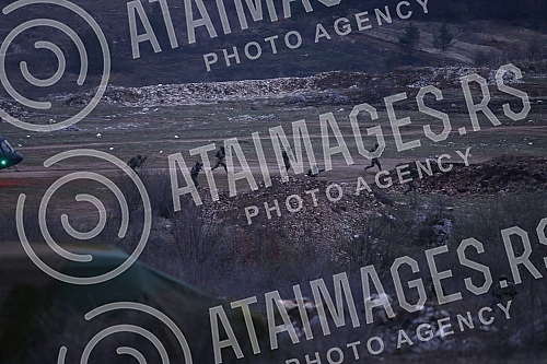 Joint tactical exercise with combat shooting 