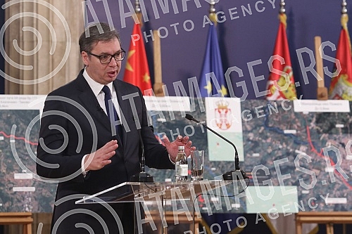 The President of the Republic of Serbia Aleksandar Vucic met with representatives of the Chinese construction company Power Construction Corporation of China Limited, and after the meeting a Commercial Agreement on the design and construction of the 