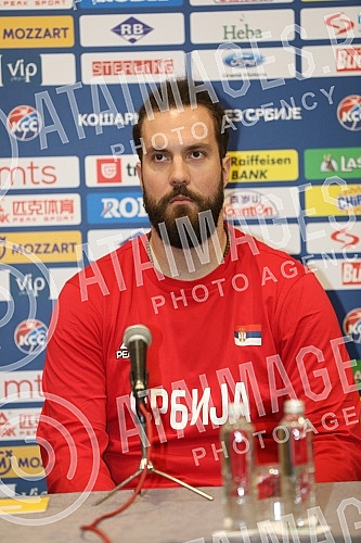 Gathering of the Serbian national team due to the qualifying cycle for going to Eurobasket 2021 and a press conference of selectors Igor Kokoskov at the Crowne Plaza Hotel.Okupljanje muske reprezentacija Srbije zbog kvalifikacionog ciklusa za odlaza