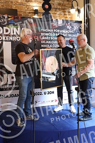 A press conference was held in the RTS Club on the occasion of the great jubilee, more than 50 years of pure rock and roll and the concert of the YU group at the Tasmajdan stadium.U RTS Klubu je odrzana konferencija za medije povodom velikog jubile