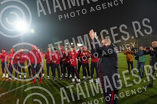 Delije, Red Star FC fans, organized a reception for the football players who achieved a historic success with a draw against Braga (1: 1) on Thursday night - a direct placement in the eighth finals of the Europa League, which is the biggest result of