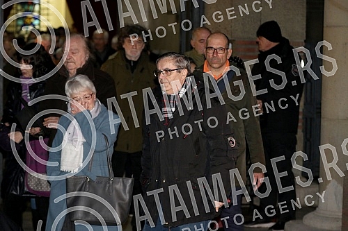 Burial - the cremation of the Serbian actress Neda Arneric held at the New Cemetery.Sahrana - kremacija srpske glumice Nede Arneric odrzana na Novom groblju.