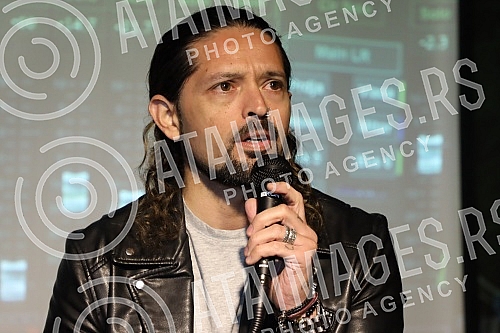 The press conference of the Bulgarian representative at the Eurovision Song Contest Ronnie Romero was held in Wurst Platz.Konferencija za medije bugarskog predstavnik na Eurosongu   Ronijea Romera odrzana je u Wurst Platzu.