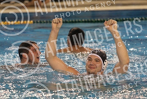 Treca utakmica finala plejofa prvenstva Srbije u vaterpolu izmedju VK Radnicki Kragujevac i VK Partizan Rajfajzen. Treca utakmica finala plejofa prvenstva Srbije u vaterpolu izmedju VK Radnicki Kragujevac i VK Partizan Rajfajzen.