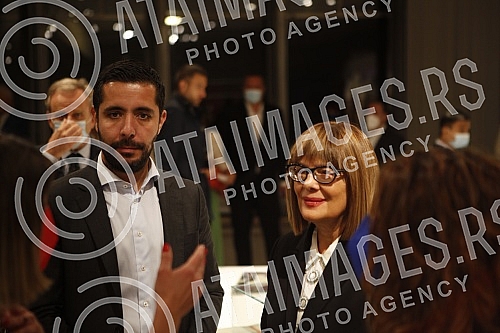 The Deputy Prime Minister of the Republic of Serbia and Minister of Culture and Information Maja Gojkovic opened the exhibition 