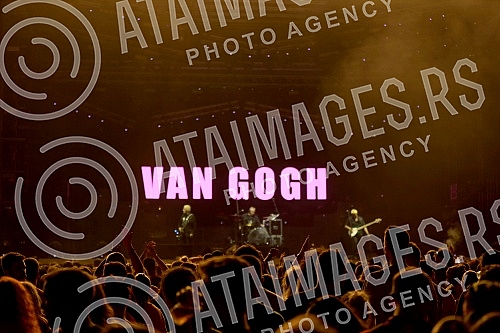 Performance of the band Van Gogh on the second day of the Exit Festival 2021 on the main stage.Nastup benda Van Gogh drugog dana Exit festivala 2021. na bini Main stage.