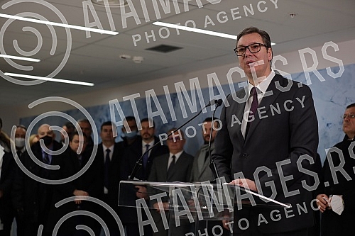 The President of the Republic of Serbia, Aleksandar Vucic, attended the opening of the new Clinical Center of Serbia after the completion of the first phase of works.Predsednik Republike Srbije Aleksandar Vucic prisustvovao je otvaranju novog Klini