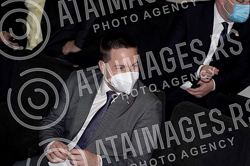 The Prime Minister of the Republic of Serbia, Ana Brnabic, presented the results of the work in the first 100 days of the government in Kombank Hall, and all members of the Government of the Republic of Serbia attended the presentation of the results The Prime Minister of the Republic of Serbia, Ana Brnabic, presented the results of the work in the first 100 days of the government in Kombank Hall, and all members of the Government of the Republic of Serbia attended the presentation of the results