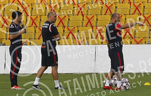 Official training of FC Red Star in Tiraspol, Moldova, where a rematch of the third round of qualifications for the Champions League against FC Seriff awaits them tomorrow.Zvanicni trening FK Crvena Zvezda u Tiraspolju, Moldavija gde ih sutra oceku