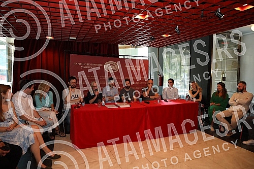 A press conference was held at the National Theater on the occasion of the announcement of the premiere of Leo Tolstoy's play 