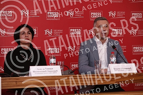 A press conference of the Serbian movement Dveri was held at the Press Center of the Association of Journalists of Serbia with the topic A press conference of the Serbian movement Dveri was held at the Press Center of the Association of Journalists of Serbia with the topic