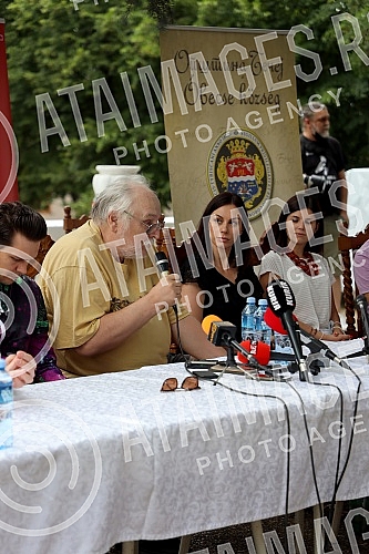 The first official press conference on the occasion of the continuation of the shooting of Slobodan Sijan's film The first official press conference on the occasion of the continuation of the shooting of Slobodan Sijan's film