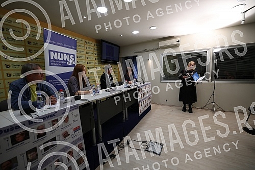 The Dusan Bogavac award ceremony was held in the Media Center.Svecana dodele nagrade Dusan Bogavac odrzana je u Medija centru.
