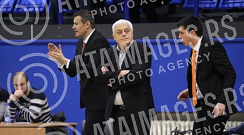 Match of the 10 rounds of the ABA League 2 played in the Ranko Zeravica hall between KK Dynamic and KK Zrinjski (Mostar).Utakmica 10 kola ABA lige 2 odigrana u hali Ranko Zeravica izmedju KK Dynamic i KK Zrinjski (Mostar). 